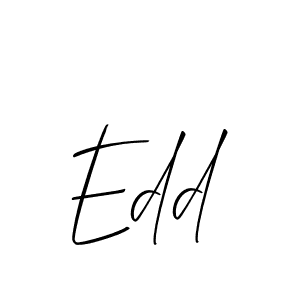 How to make Edd name signature. Use Allison_Script style for creating short signs online. This is the latest handwritten sign. Edd signature style 2 images and pictures png