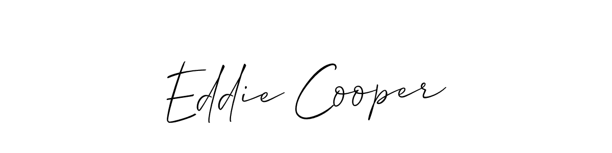 Allison_Script is a professional signature style that is perfect for those who want to add a touch of class to their signature. It is also a great choice for those who want to make their signature more unique. Get Eddie Cooper name to fancy signature for free. Eddie Cooper signature style 2 images and pictures png