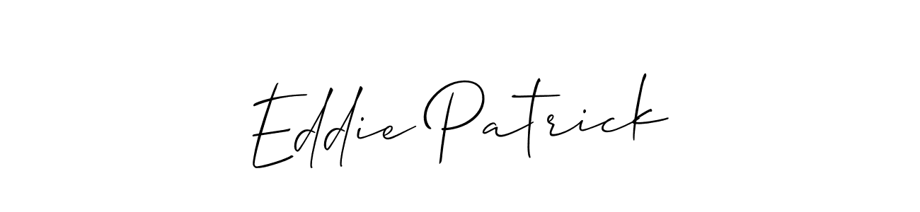 How to Draw Eddie Patrick signature style? Allison_Script is a latest design signature styles for name Eddie Patrick. Eddie Patrick signature style 2 images and pictures png