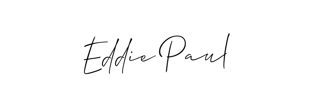It looks lik you need a new signature style for name Eddie Paul. Design unique handwritten (Allison_Script) signature with our free signature maker in just a few clicks. Eddie Paul signature style 2 images and pictures png