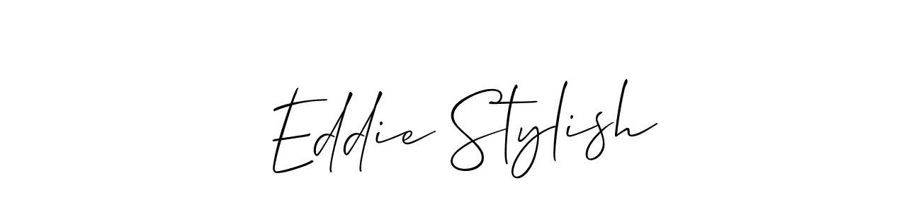 if you are searching for the best signature style for your name Eddie Stylish. so please give up your signature search. here we have designed multiple signature styles  using Allison_Script. Eddie Stylish signature style 2 images and pictures png