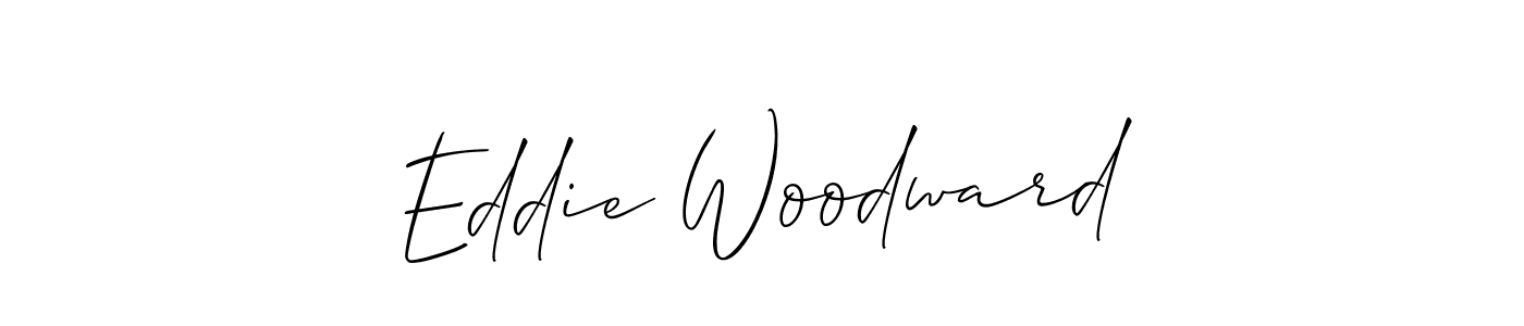 Design your own signature with our free online signature maker. With this signature software, you can create a handwritten (Allison_Script) signature for name Eddie Woodward. Eddie Woodward signature style 2 images and pictures png