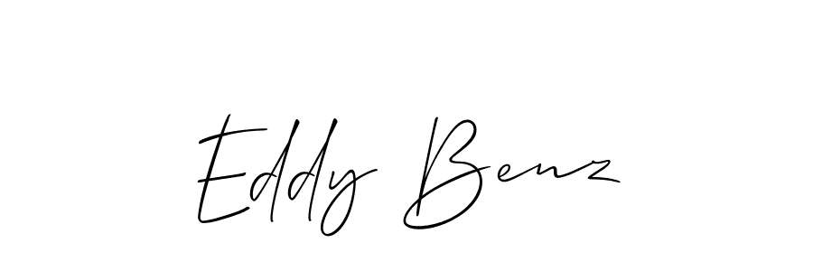 Use a signature maker to create a handwritten signature online. With this signature software, you can design (Allison_Script) your own signature for name Eddy Benz. Eddy Benz signature style 2 images and pictures png