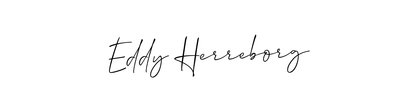 if you are searching for the best signature style for your name Eddy Herreborg. so please give up your signature search. here we have designed multiple signature styles  using Allison_Script. Eddy Herreborg signature style 2 images and pictures png