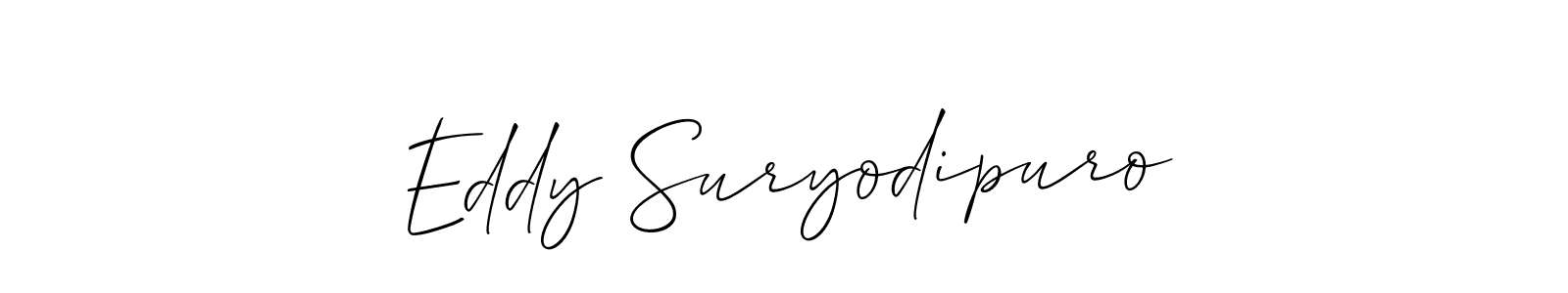 if you are searching for the best signature style for your name Eddy Suryodipuro. so please give up your signature search. here we have designed multiple signature styles  using Allison_Script. Eddy Suryodipuro signature style 2 images and pictures png