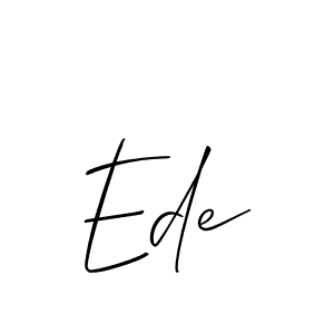 Make a beautiful signature design for name Ede. Use this online signature maker to create a handwritten signature for free. Ede signature style 2 images and pictures png