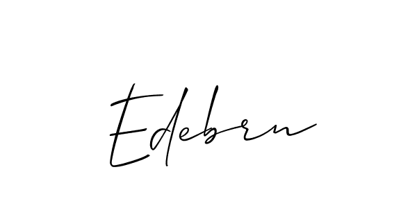 Make a beautiful signature design for name Edebrn. Use this online signature maker to create a handwritten signature for free. Edebrn signature style 2 images and pictures png