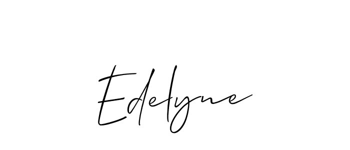 You should practise on your own different ways (Allison_Script) to write your name (Edelyne) in signature. don't let someone else do it for you. Edelyne signature style 2 images and pictures png