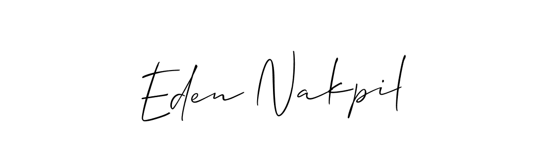 You can use this online signature creator to create a handwritten signature for the name Eden Nakpil. This is the best online autograph maker. Eden Nakpil signature style 2 images and pictures png