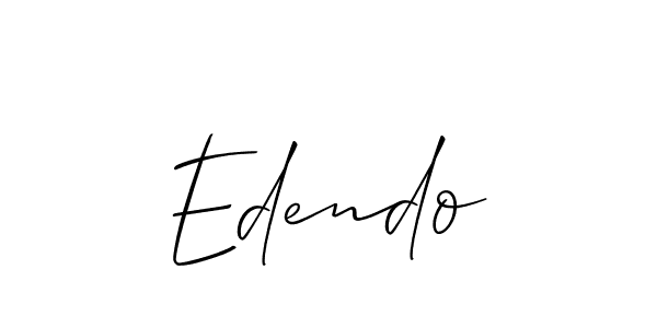 How to Draw Edendo signature style? Allison_Script is a latest design signature styles for name Edendo. Edendo signature style 2 images and pictures png