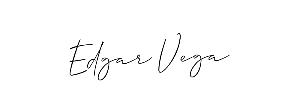 Make a beautiful signature design for name Edgar Vega. With this signature (Allison_Script) style, you can create a handwritten signature for free. Edgar Vega signature style 2 images and pictures png