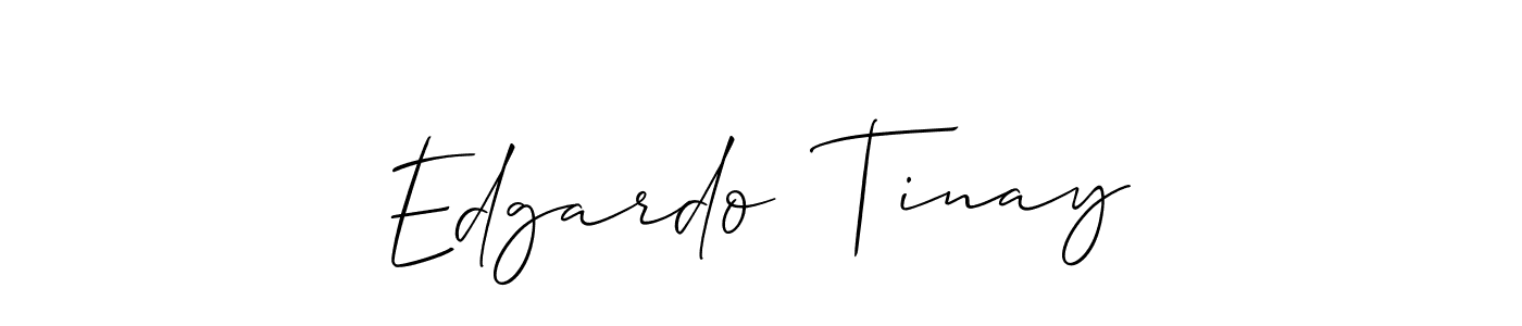 Make a beautiful signature design for name Edgardo  Tinay. Use this online signature maker to create a handwritten signature for free. Edgardo  Tinay signature style 2 images and pictures png