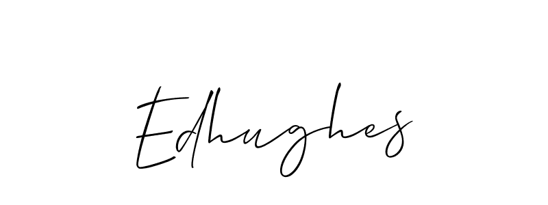 Best and Professional Signature Style for Edhughes. Allison_Script Best Signature Style Collection. Edhughes signature style 2 images and pictures png