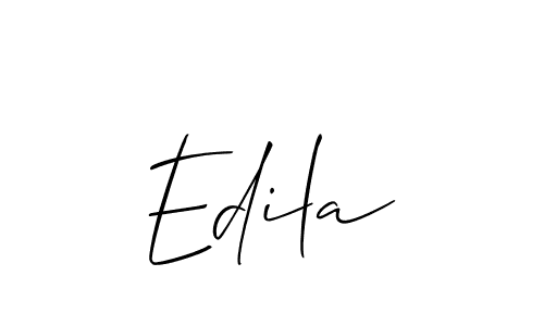 Make a beautiful signature design for name Edila. Use this online signature maker to create a handwritten signature for free. Edila signature style 2 images and pictures png