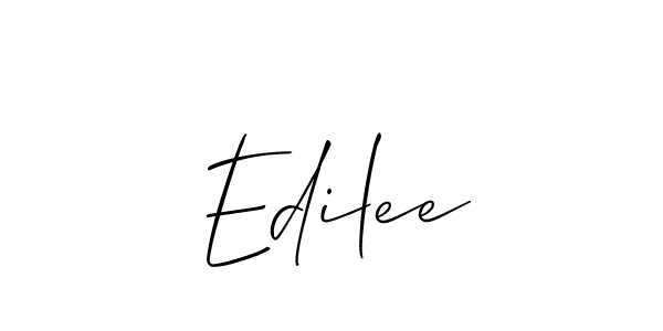 Also we have Edilee name is the best signature style. Create professional handwritten signature collection using Allison_Script autograph style. Edilee signature style 2 images and pictures png