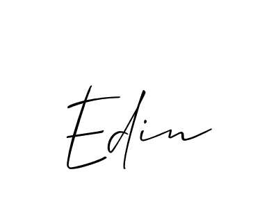 Make a short Edin signature style. Manage your documents anywhere anytime using Allison_Script. Create and add eSignatures, submit forms, share and send files easily. Edin signature style 2 images and pictures png