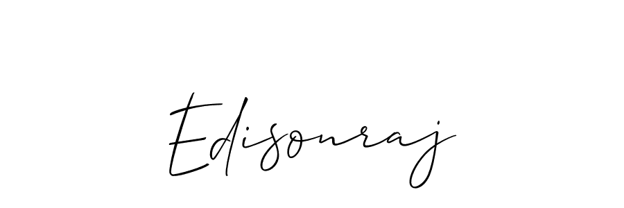 Check out images of Autograph of Edisonraj name. Actor Edisonraj Signature Style. Allison_Script is a professional sign style online. Edisonraj signature style 2 images and pictures png