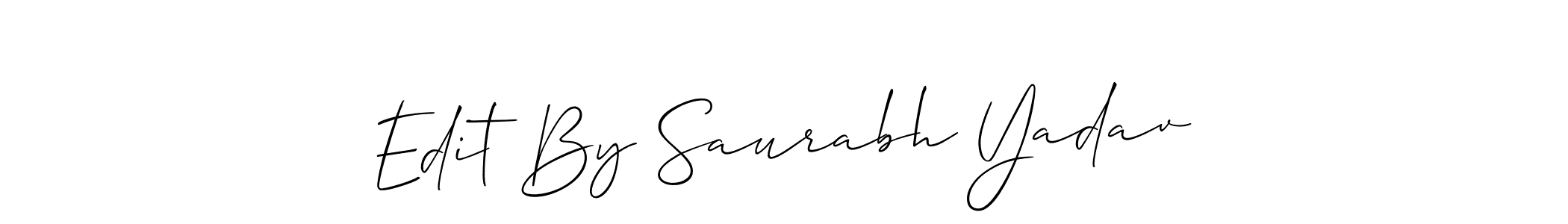 You can use this online signature creator to create a handwritten signature for the name Edit By Saurabh Yadav. This is the best online autograph maker. Edit By Saurabh Yadav signature style 2 images and pictures png