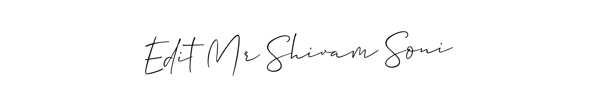 Check out images of Autograph of Edit Mr Shivam Soni name. Actor Edit Mr Shivam Soni Signature Style. Allison_Script is a professional sign style online. Edit Mr Shivam Soni signature style 2 images and pictures png