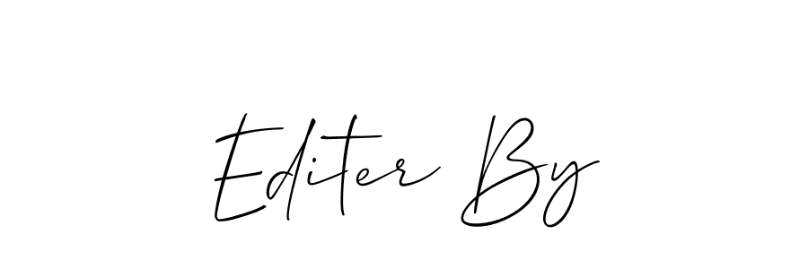 This is the best signature style for the Editer By name. Also you like these signature font (Allison_Script). Mix name signature. Editer By signature style 2 images and pictures png