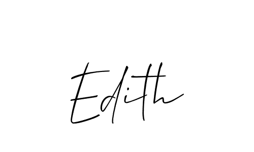 Also we have Edith name is the best signature style. Create professional handwritten signature collection using Allison_Script autograph style. Edith signature style 2 images and pictures png