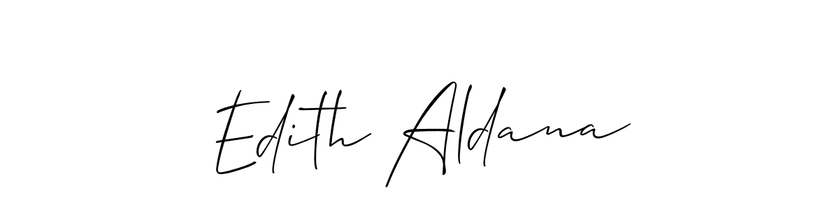 Best and Professional Signature Style for Edith Aldana. Allison_Script Best Signature Style Collection. Edith Aldana signature style 2 images and pictures png
