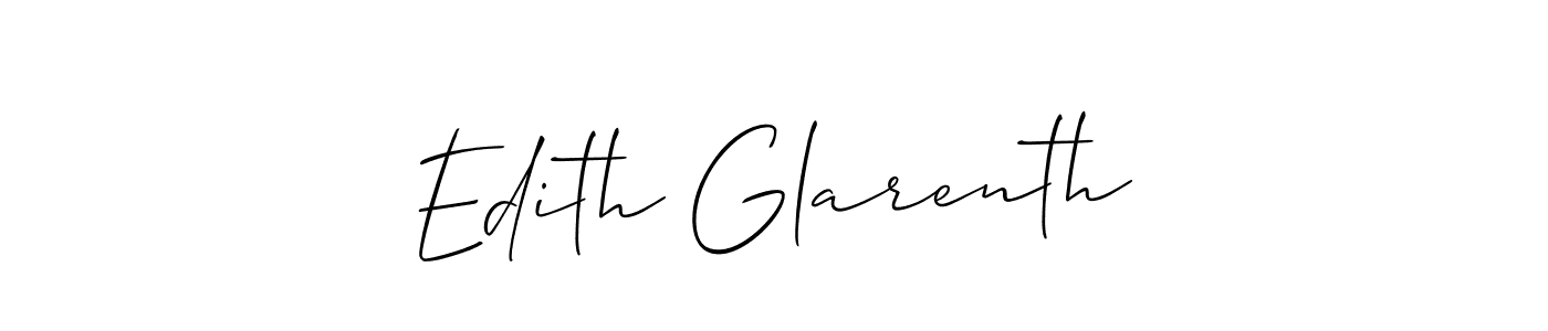 Make a beautiful signature design for name Edith Glarenth. Use this online signature maker to create a handwritten signature for free. Edith Glarenth signature style 2 images and pictures png