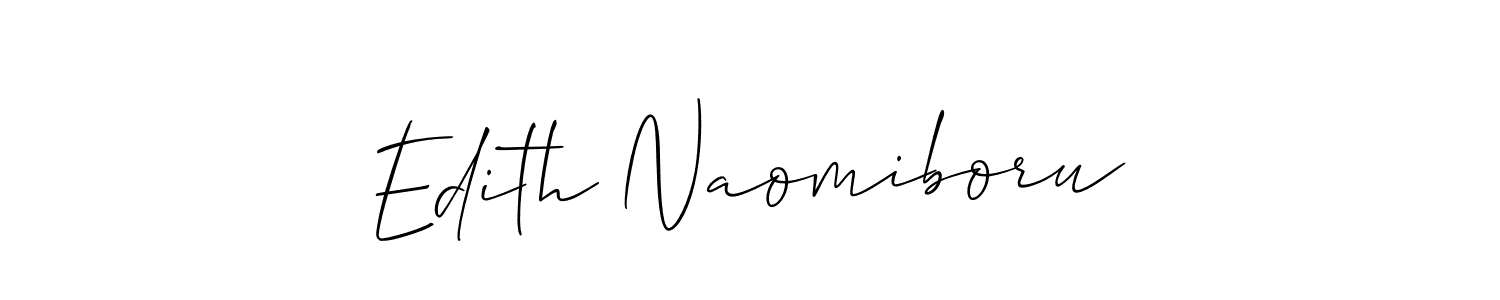 Similarly Allison_Script is the best handwritten signature design. Signature creator online .You can use it as an online autograph creator for name Edith Naomiboru. Edith Naomiboru signature style 2 images and pictures png