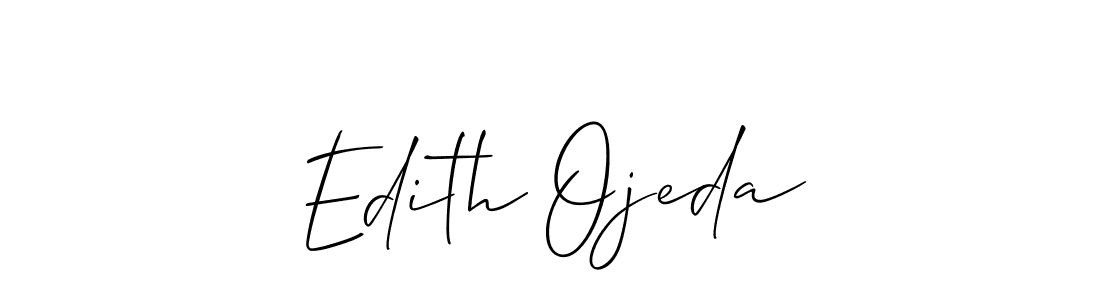 Similarly Allison_Script is the best handwritten signature design. Signature creator online .You can use it as an online autograph creator for name Edith Ojeda. Edith Ojeda signature style 2 images and pictures png