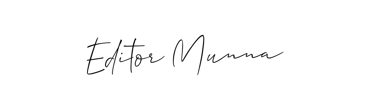 Check out images of Autograph of Editor Munna name. Actor Editor Munna Signature Style. Allison_Script is a professional sign style online. Editor Munna signature style 2 images and pictures png