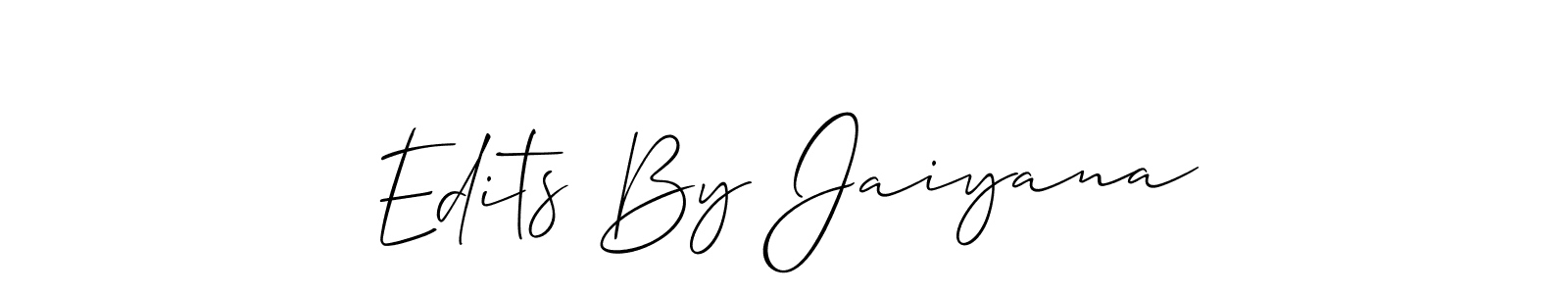 Check out images of Autograph of Edits By Jaiyana name. Actor Edits By Jaiyana Signature Style. Allison_Script is a professional sign style online. Edits By Jaiyana signature style 2 images and pictures png