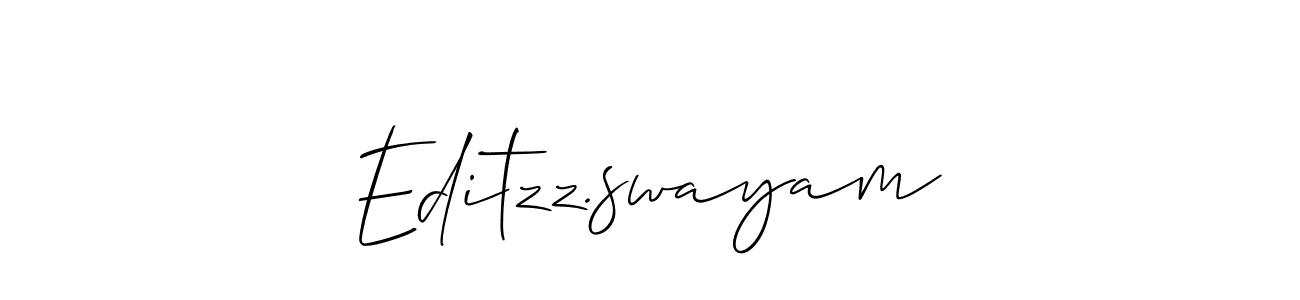 You can use this online signature creator to create a handwritten signature for the name Editzz.swayam. This is the best online autograph maker. Editzz.swayam signature style 2 images and pictures png