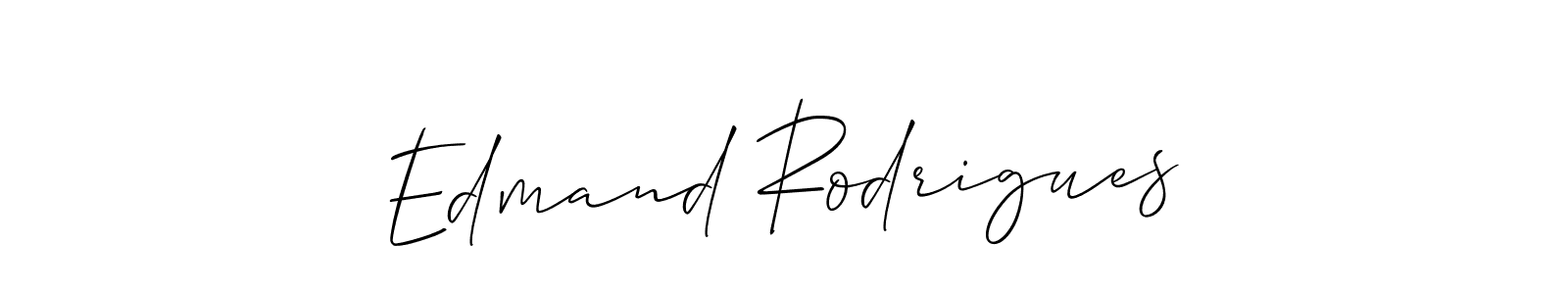 Also You can easily find your signature by using the search form. We will create Edmand Rodrigues name handwritten signature images for you free of cost using Allison_Script sign style. Edmand Rodrigues signature style 2 images and pictures png