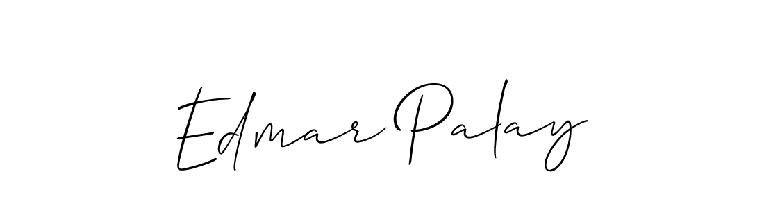 Best and Professional Signature Style for Edmar Palay. Allison_Script Best Signature Style Collection. Edmar Palay signature style 2 images and pictures png