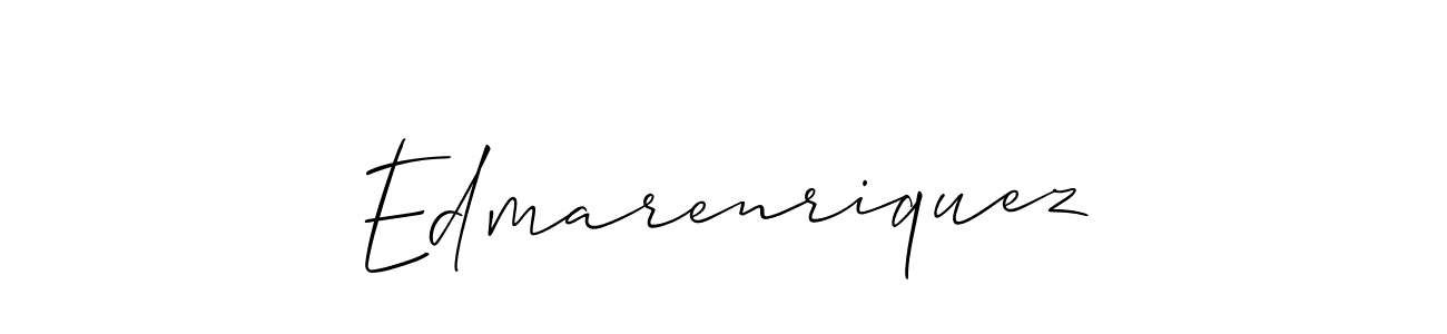 How to make Edmarenriquez signature? Allison_Script is a professional autograph style. Create handwritten signature for Edmarenriquez name. Edmarenriquez signature style 2 images and pictures png