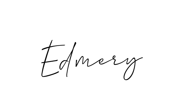 How to make Edmery name signature. Use Allison_Script style for creating short signs online. This is the latest handwritten sign. Edmery signature style 2 images and pictures png