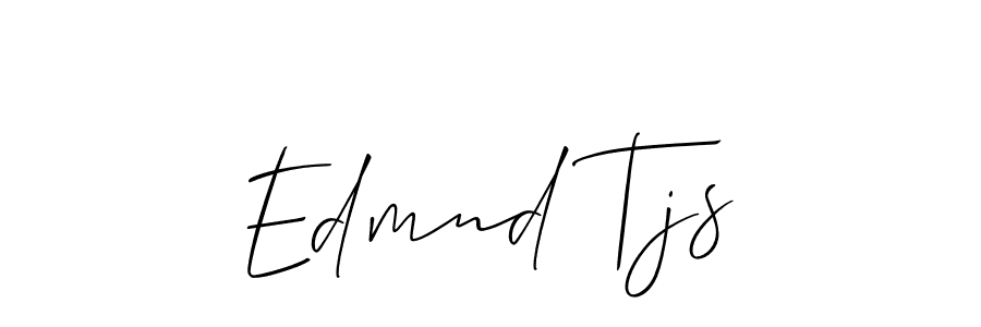 Best and Professional Signature Style for Edmnd Tjs. Allison_Script Best Signature Style Collection. Edmnd Tjs signature style 2 images and pictures png