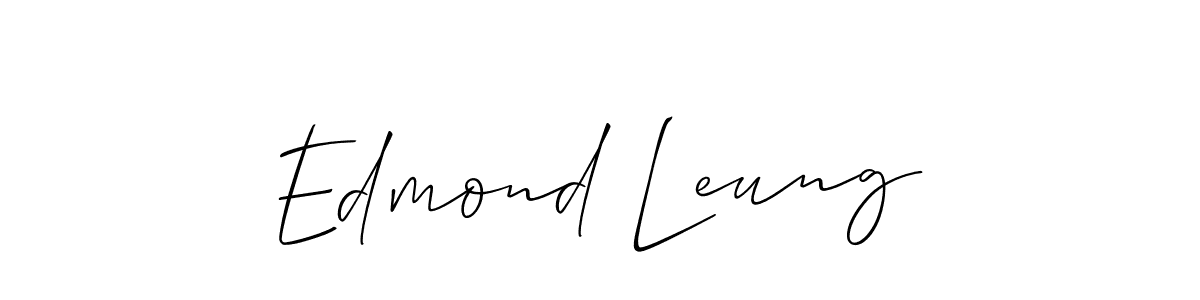 It looks lik you need a new signature style for name Edmond Leung. Design unique handwritten (Allison_Script) signature with our free signature maker in just a few clicks. Edmond Leung signature style 2 images and pictures png