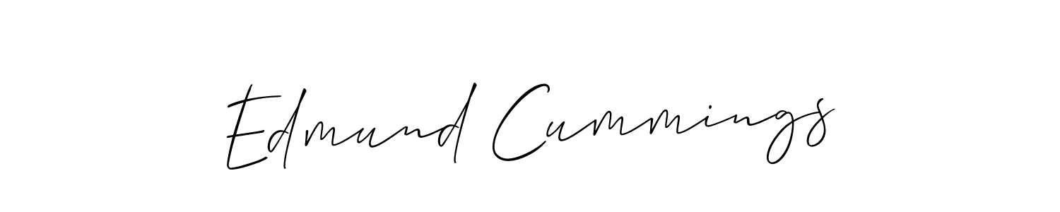 Also You can easily find your signature by using the search form. We will create Edmund Cummings name handwritten signature images for you free of cost using Allison_Script sign style. Edmund Cummings signature style 2 images and pictures png