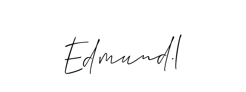 Check out images of Autograph of Edmund.l name. Actor Edmund.l Signature Style. Allison_Script is a professional sign style online. Edmund.l signature style 2 images and pictures png