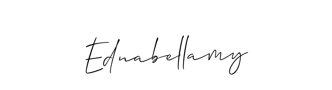 Best and Professional Signature Style for Ednabellamy. Allison_Script Best Signature Style Collection. Ednabellamy signature style 2 images and pictures png