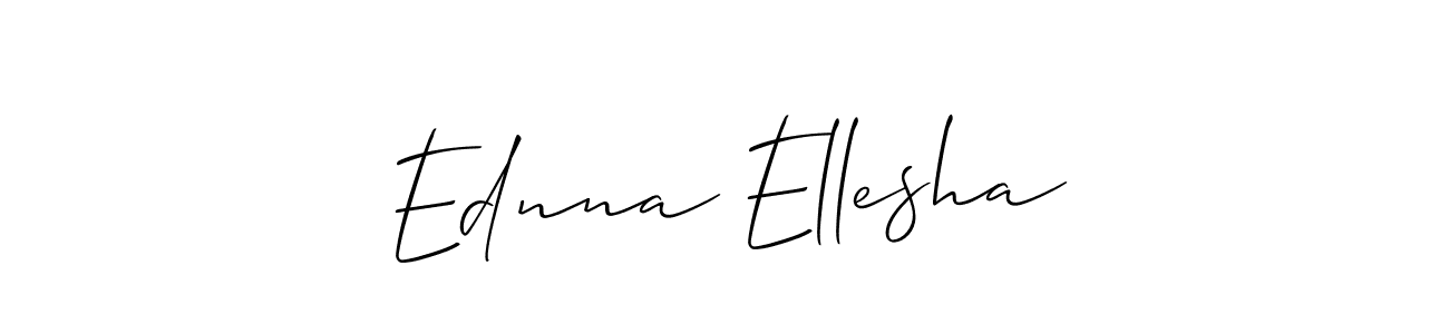 Once you've used our free online signature maker to create your best signature Allison_Script style, it's time to enjoy all of the benefits that Ednna Ellesha name signing documents. Ednna Ellesha signature style 2 images and pictures png