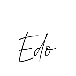 Also we have Edo name is the best signature style. Create professional handwritten signature collection using Allison_Script autograph style. Edo signature style 2 images and pictures png