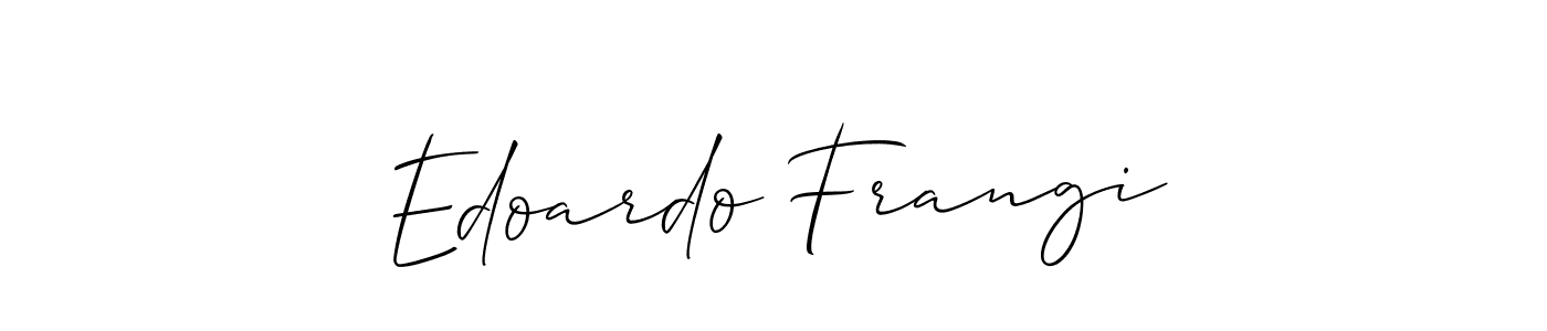 You can use this online signature creator to create a handwritten signature for the name Edoardo Frangi. This is the best online autograph maker. Edoardo Frangi signature style 2 images and pictures png