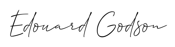 Design your own signature with our free online signature maker. With this signature software, you can create a handwritten (Allison_Script) signature for name Edouard Godson. Edouard Godson signature style 2 images and pictures png