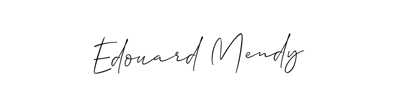 Edouard Mendy stylish signature style. Best Handwritten Sign (Allison_Script) for my name. Handwritten Signature Collection Ideas for my name Edouard Mendy. Edouard Mendy signature style 2 images and pictures png