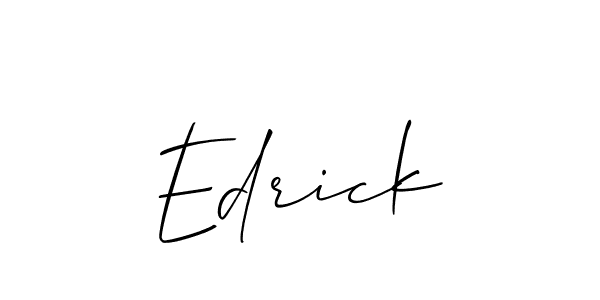 Check out images of Autograph of Edrick name. Actor Edrick Signature Style. Allison_Script is a professional sign style online. Edrick signature style 2 images and pictures png