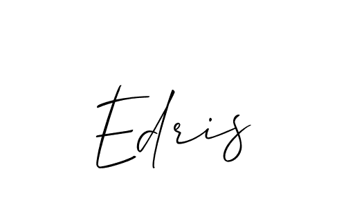 Similarly Allison_Script is the best handwritten signature design. Signature creator online .You can use it as an online autograph creator for name Edris. Edris signature style 2 images and pictures png