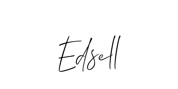 Also You can easily find your signature by using the search form. We will create Edsell name handwritten signature images for you free of cost using Allison_Script sign style. Edsell signature style 2 images and pictures png