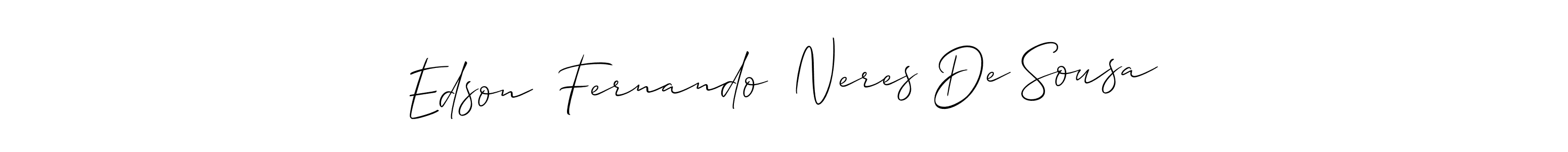 You can use this online signature creator to create a handwritten signature for the name Edson  Fernando  Neres De Sousa. This is the best online autograph maker. Edson  Fernando  Neres De Sousa signature style 2 images and pictures png